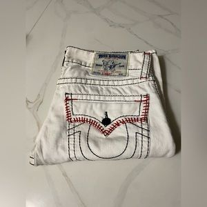 White mens true religion jeans